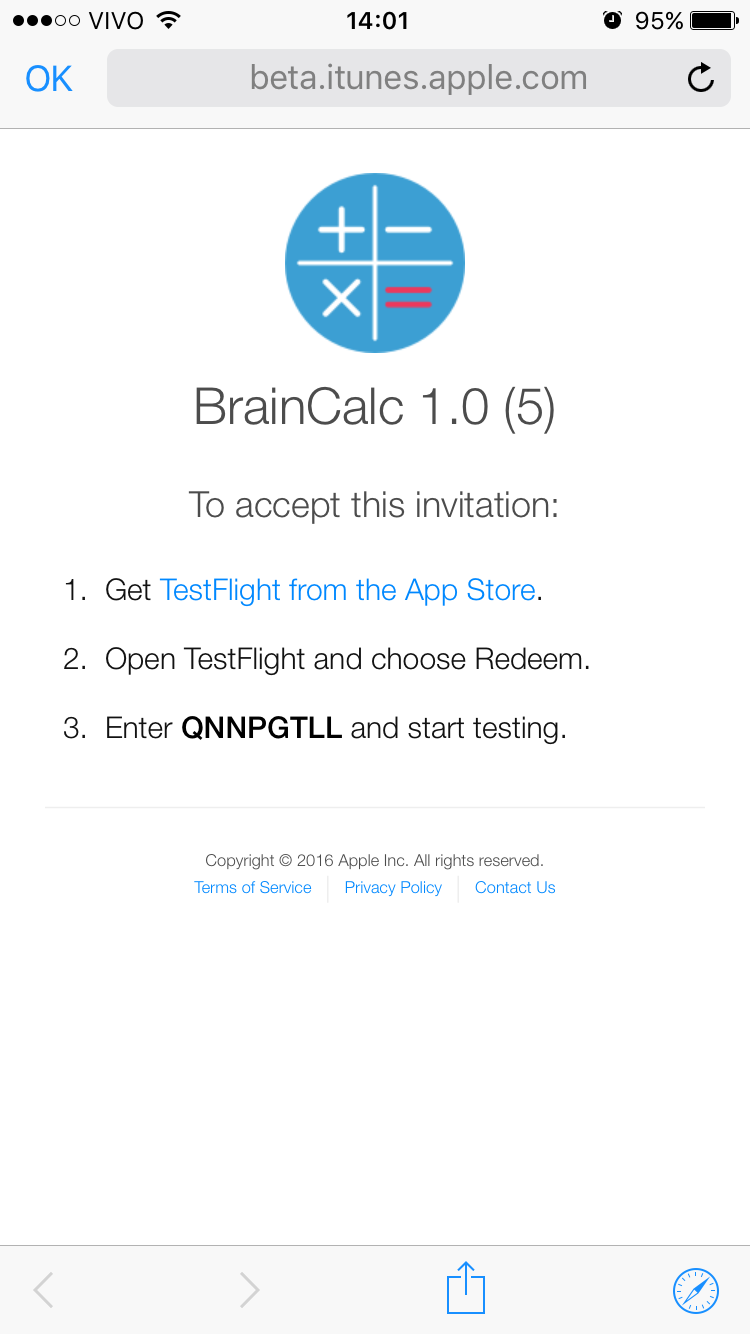 TestFlight-app-code